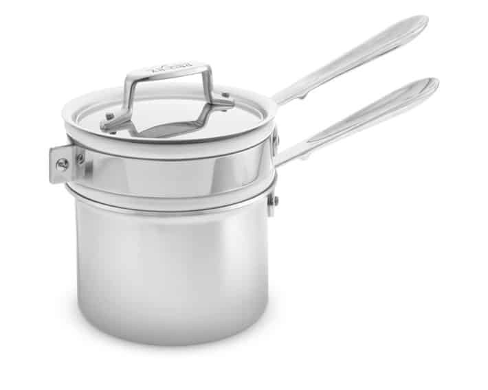 photo of stainless steel double boiler