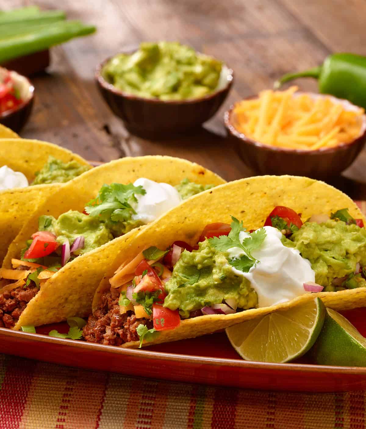 platter with Kidwell Family Tacos