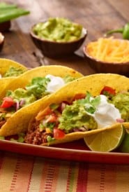 platter with Kidwell Family Tacos