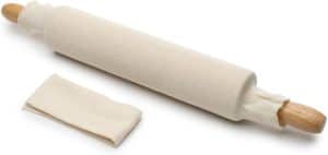 Rolling pin with a cover on it and a 2nd one on the side