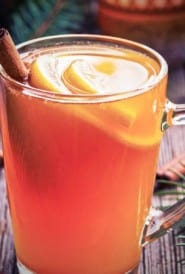 Glass mug filled with a Snowblower Cocktail