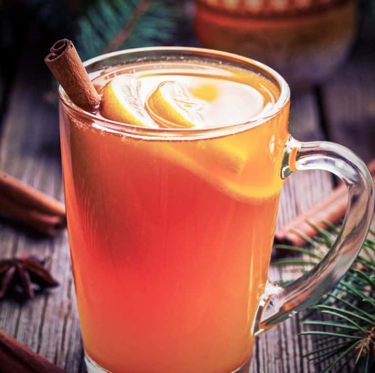 Glass mug filled with a Snowblower Cocktail