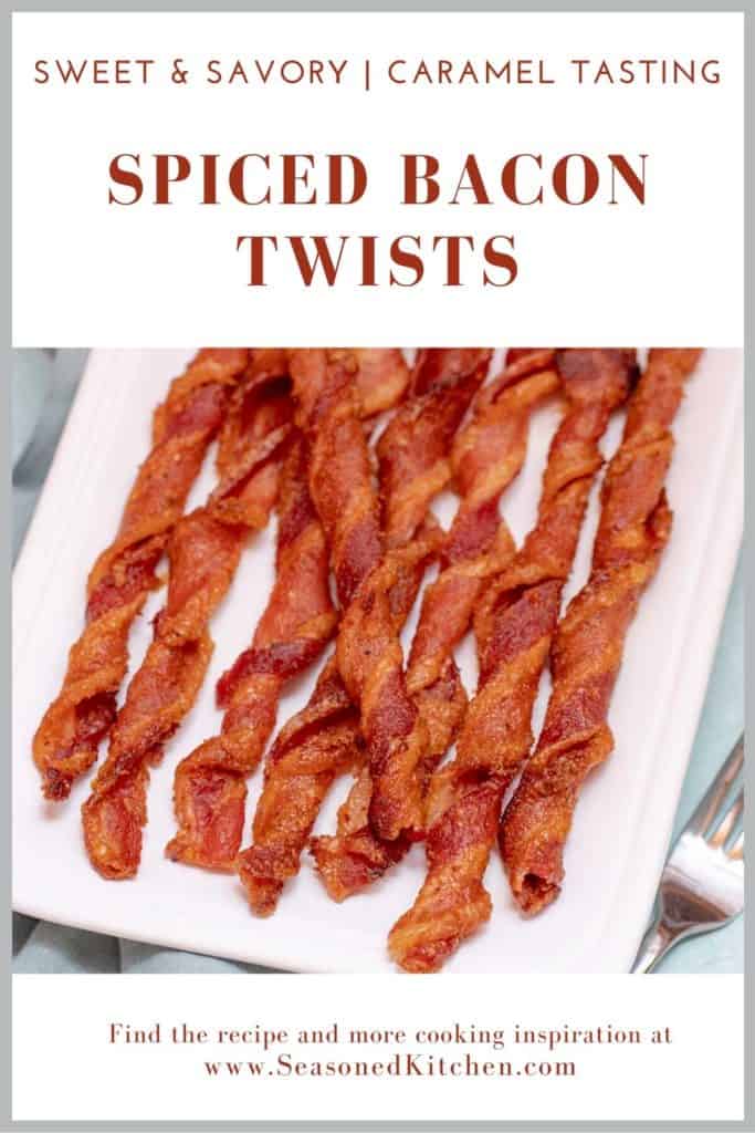 White platter showing multiple Bacon Twists