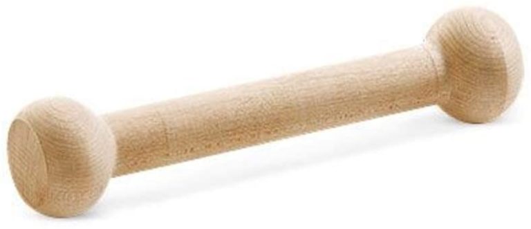 close up photo of wood mini tart tamper