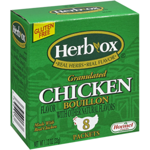 box of granulated chicken bouillon
